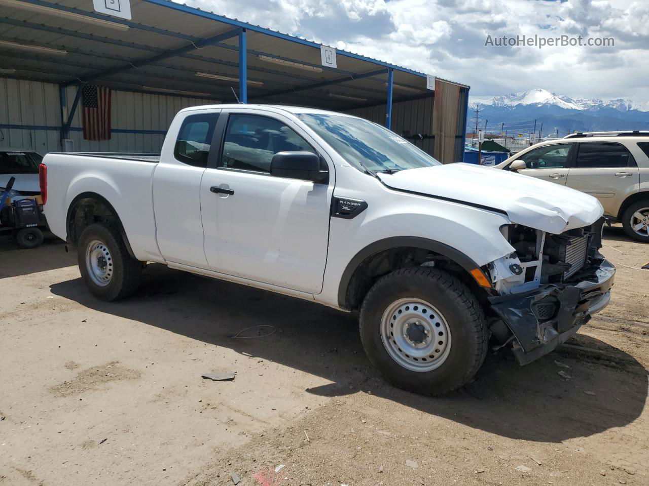 2019 Ford Ranger Xl White vin: 1FTER1EH8KLB02017