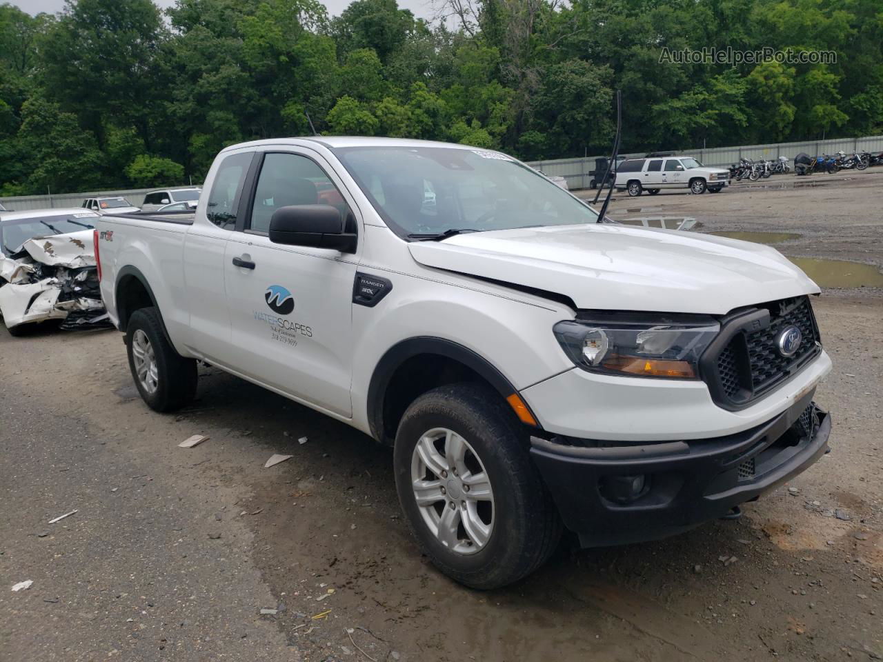 2020 Ford Ranger Xl White vin: 1FTER1EH8LLA44069