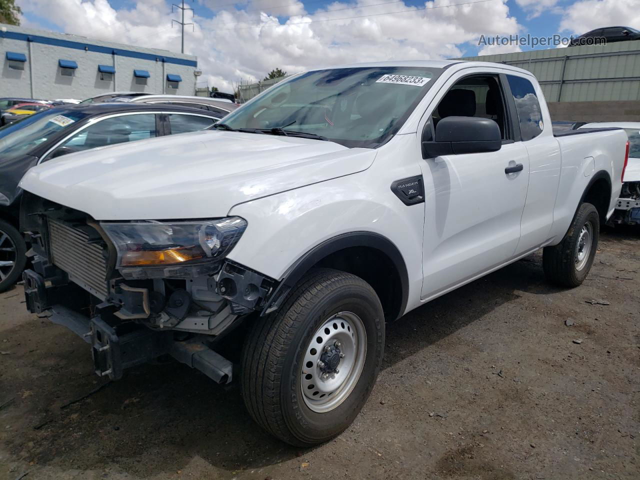 2020 Ford Ranger Xl White vin: 1FTER1EH8LLA45447