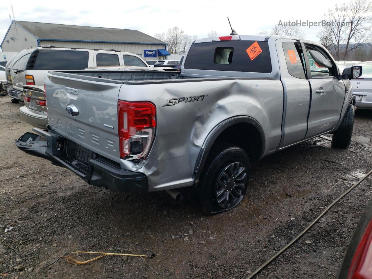 2020 Ford Ranger Xl Silver vin: 1FTER1EH8LLA47425