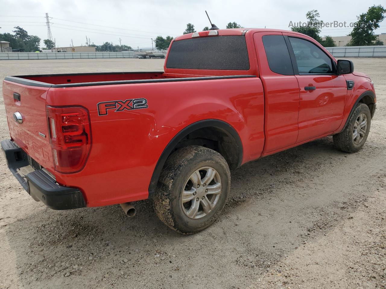 2020 Ford Ranger Xl Red vin: 1FTER1EH8LLA59784