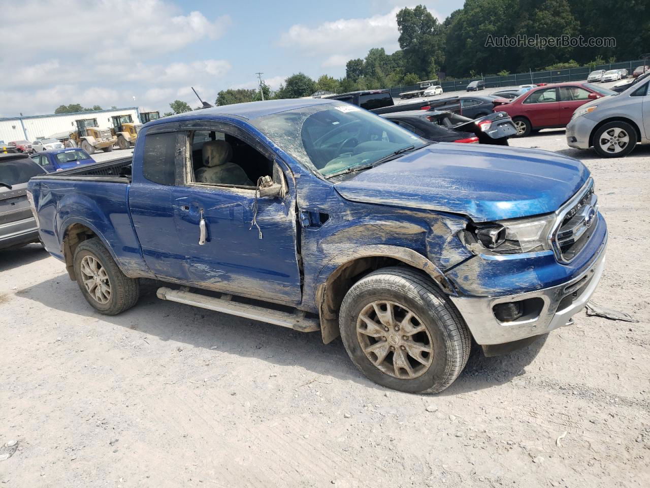 2020 Ford Ranger Xl Blue vin: 1FTER1EH8LLA71045