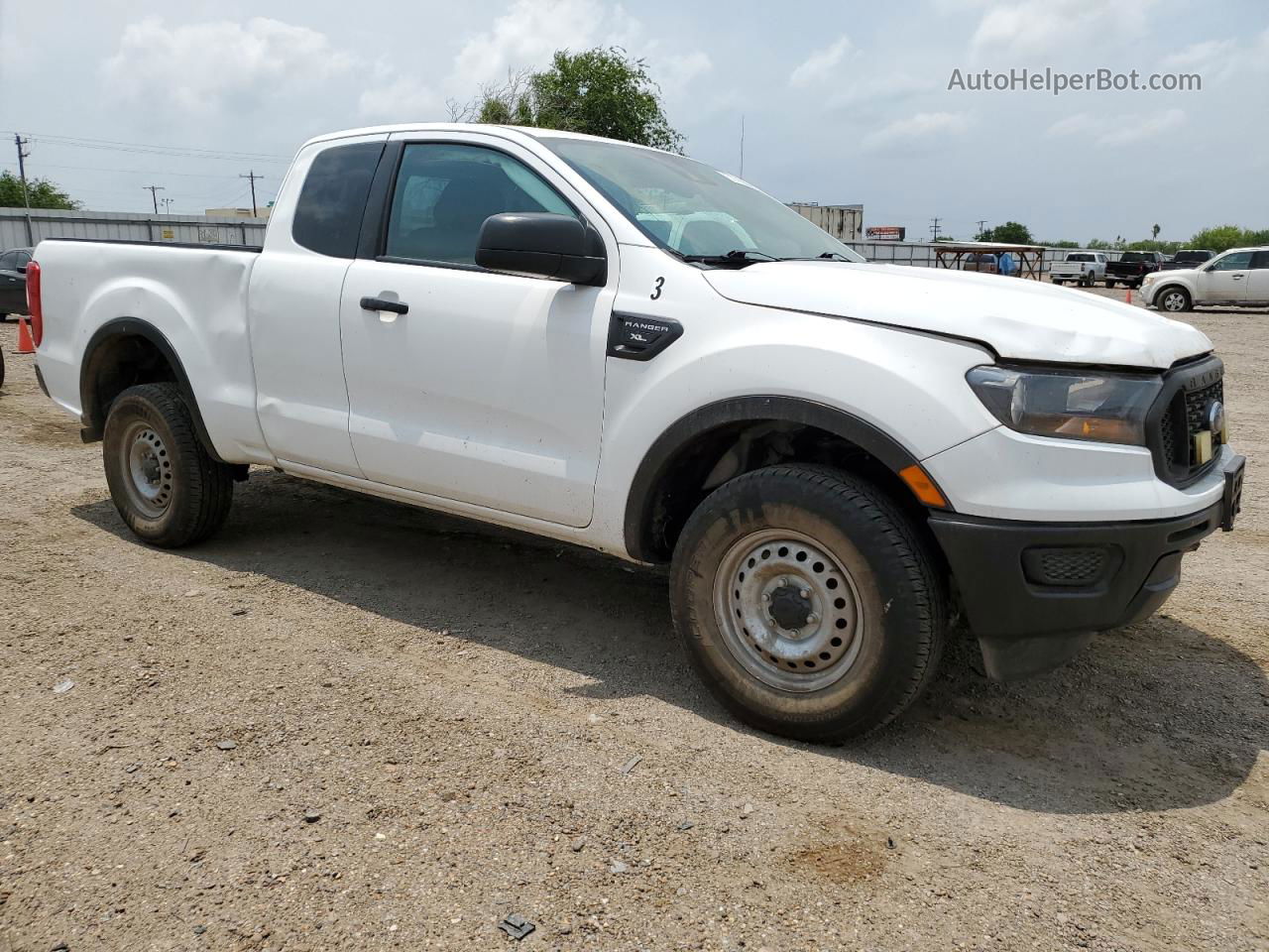 2020 Ford Ranger Xl White vin: 1FTER1EH8LLA79680