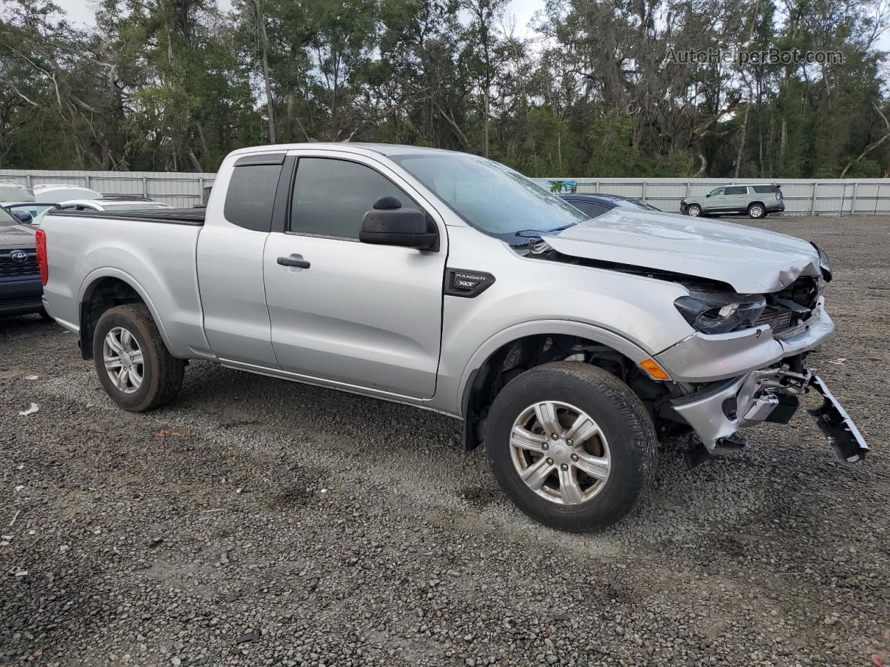 2019 Ford Ranger Xl Silver vin: 1FTER1EH9KLA26260