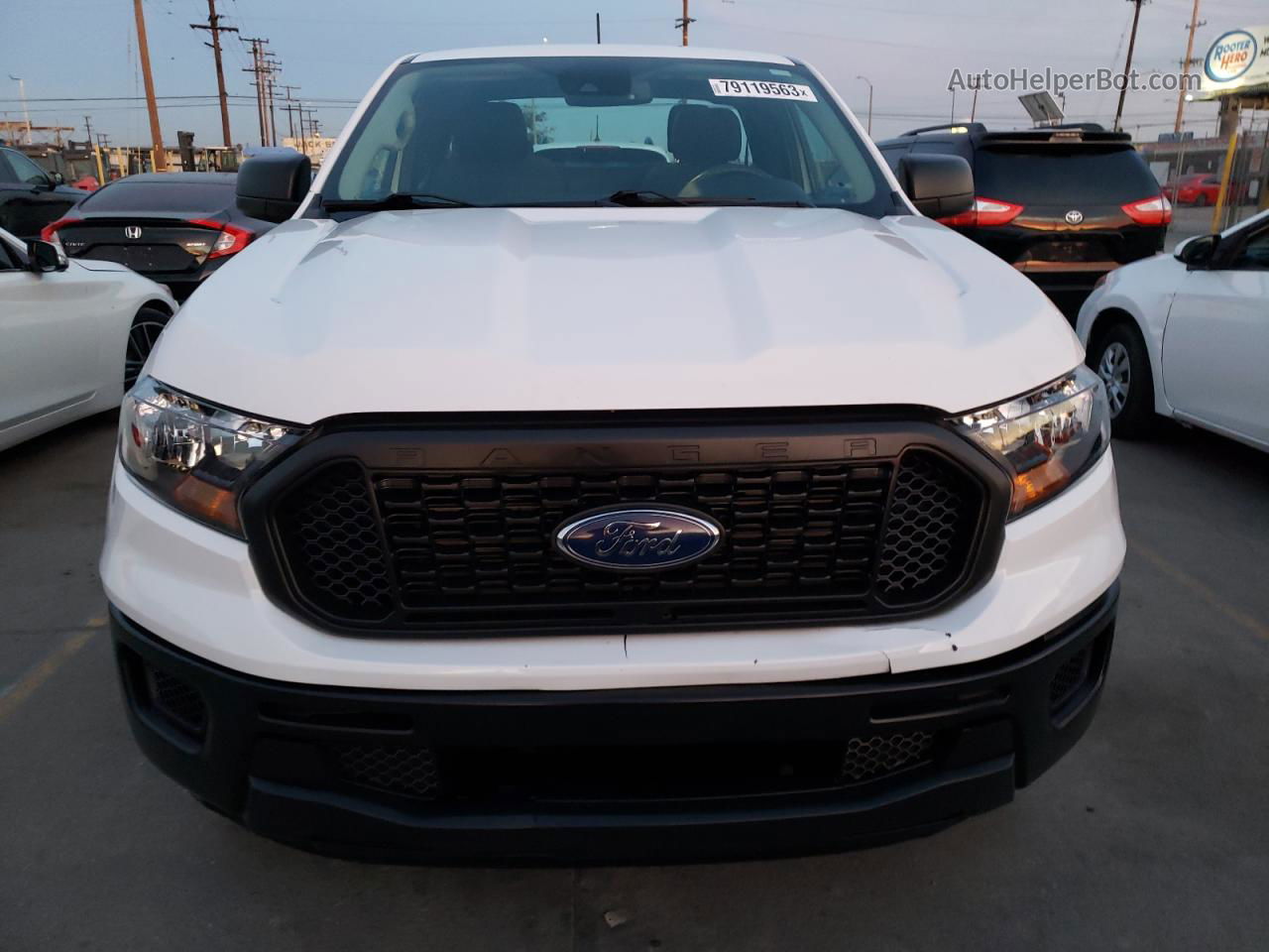 2020 Ford Ranger Xl White vin: 1FTER1EH9LLA36157