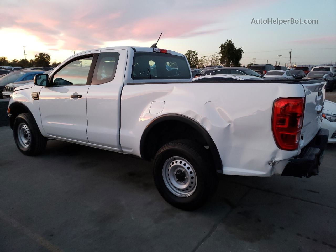 2020 Ford Ranger Xl White vin: 1FTER1EH9LLA36157