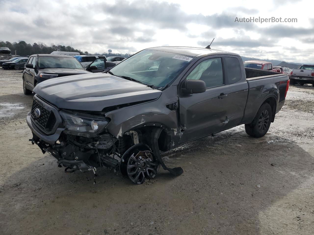 2019 Ford Ranger Xl Серый vin: 1FTER1FH1KLA43813