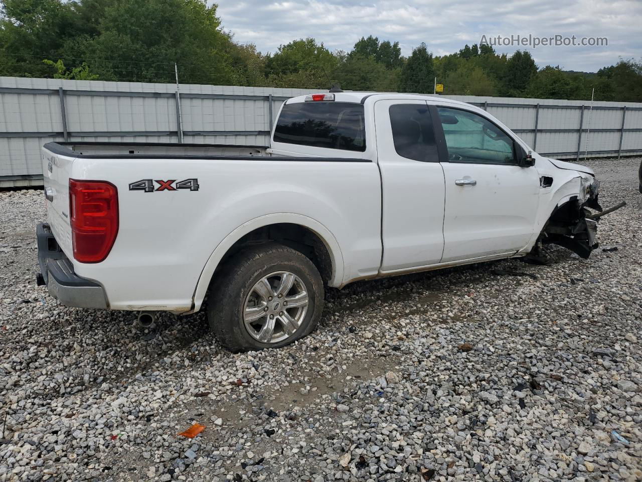 2019 Ford Ranger Xl White vin: 1FTER1FH2KLA98805