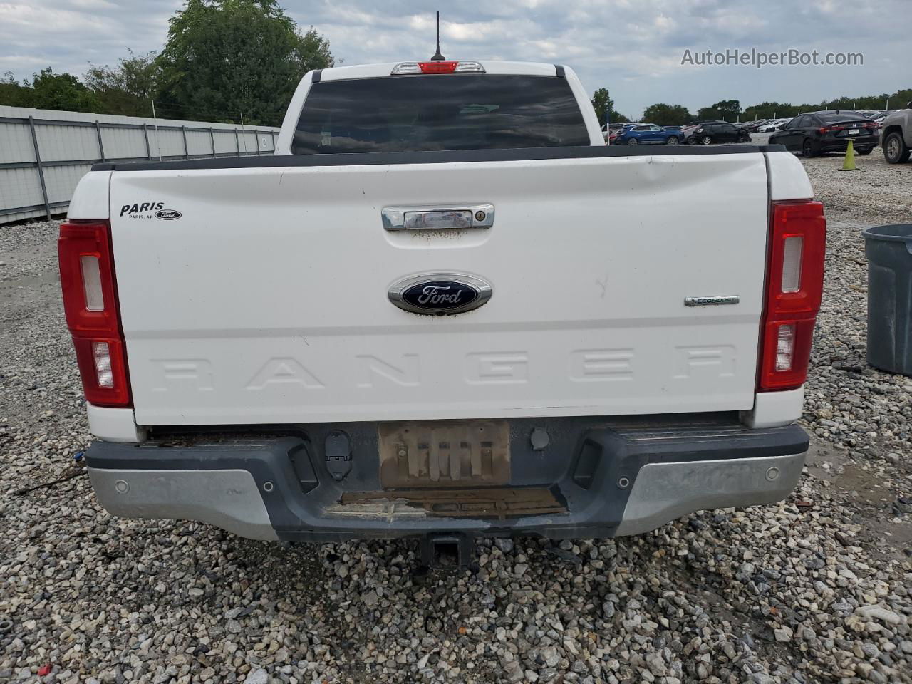 2019 Ford Ranger Xl White vin: 1FTER1FH2KLA98805