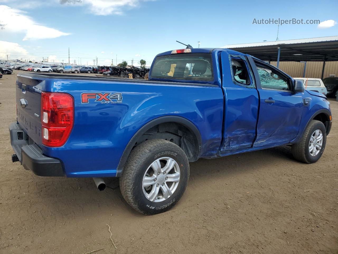 2020 Ford Ranger Xl Blue vin: 1FTER1FH4LLA58436