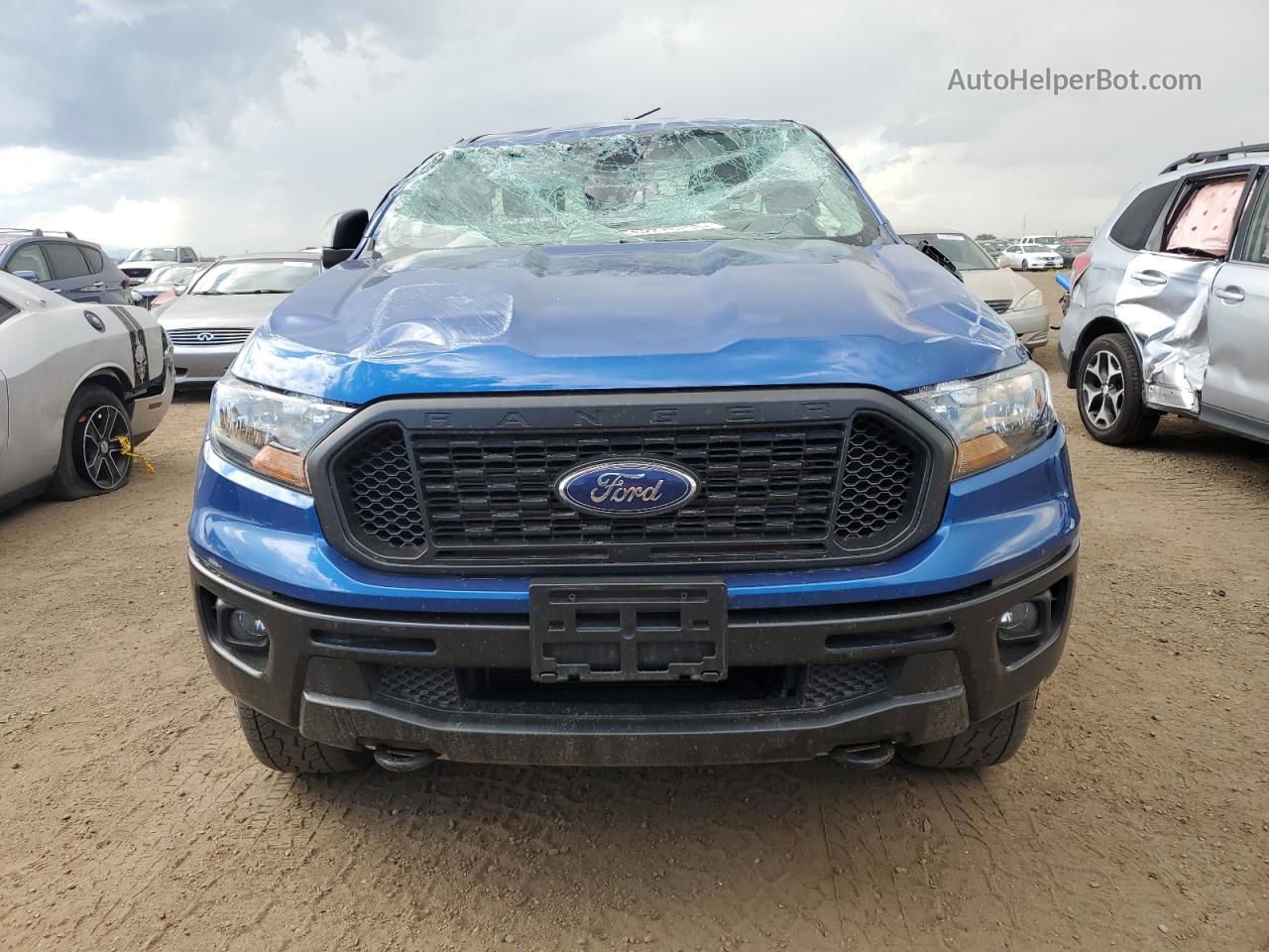 2020 Ford Ranger Xl Синий vin: 1FTER1FH4LLA58436