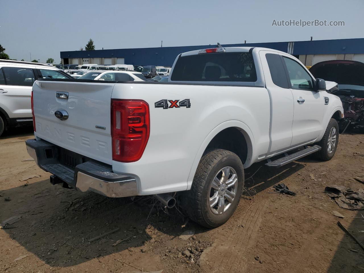 2019 Ford Ranger Xl White vin: 1FTER1FH5KLB01485