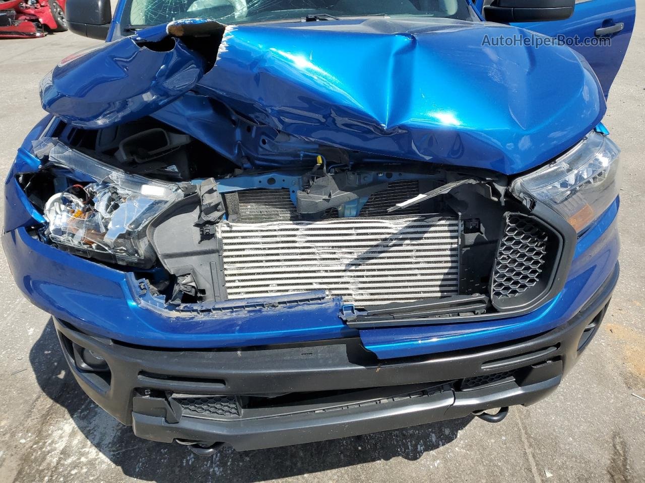 2019 Ford Ranger Xl Blue vin: 1FTER1FH5KLB11028