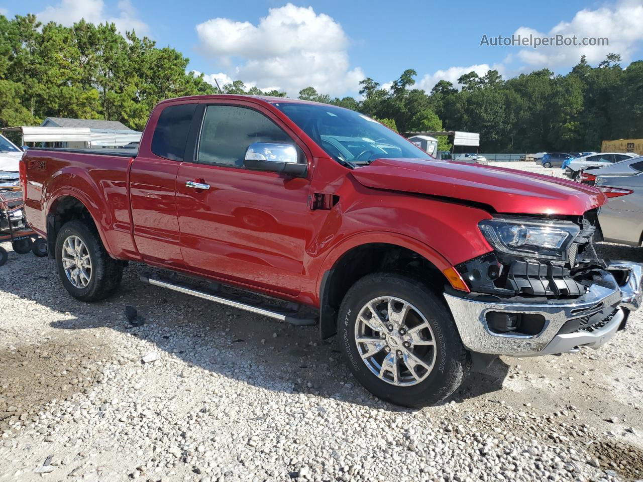 2020 Ford Ranger Xl Red vin: 1FTER1FH5LLA52547