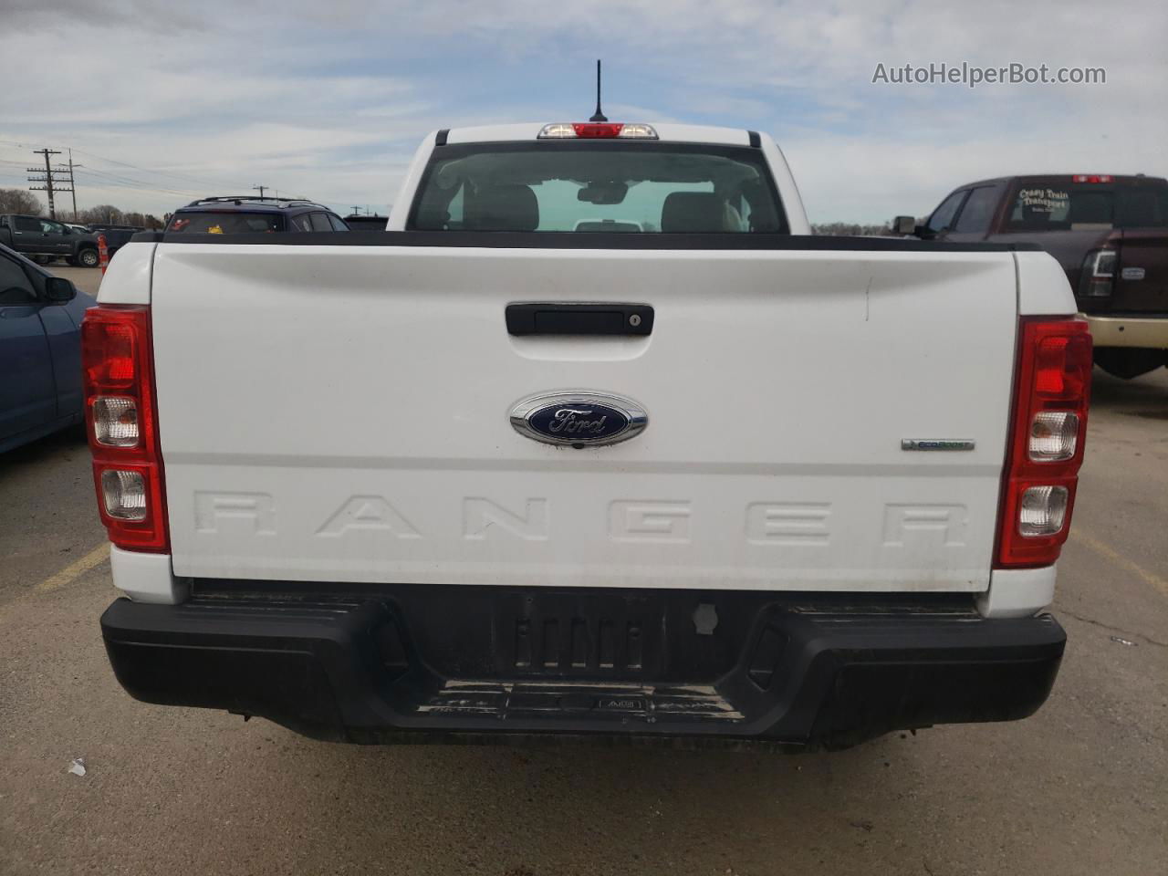 2020 Ford Ranger Xl White vin: 1FTER1FH6LLA39452