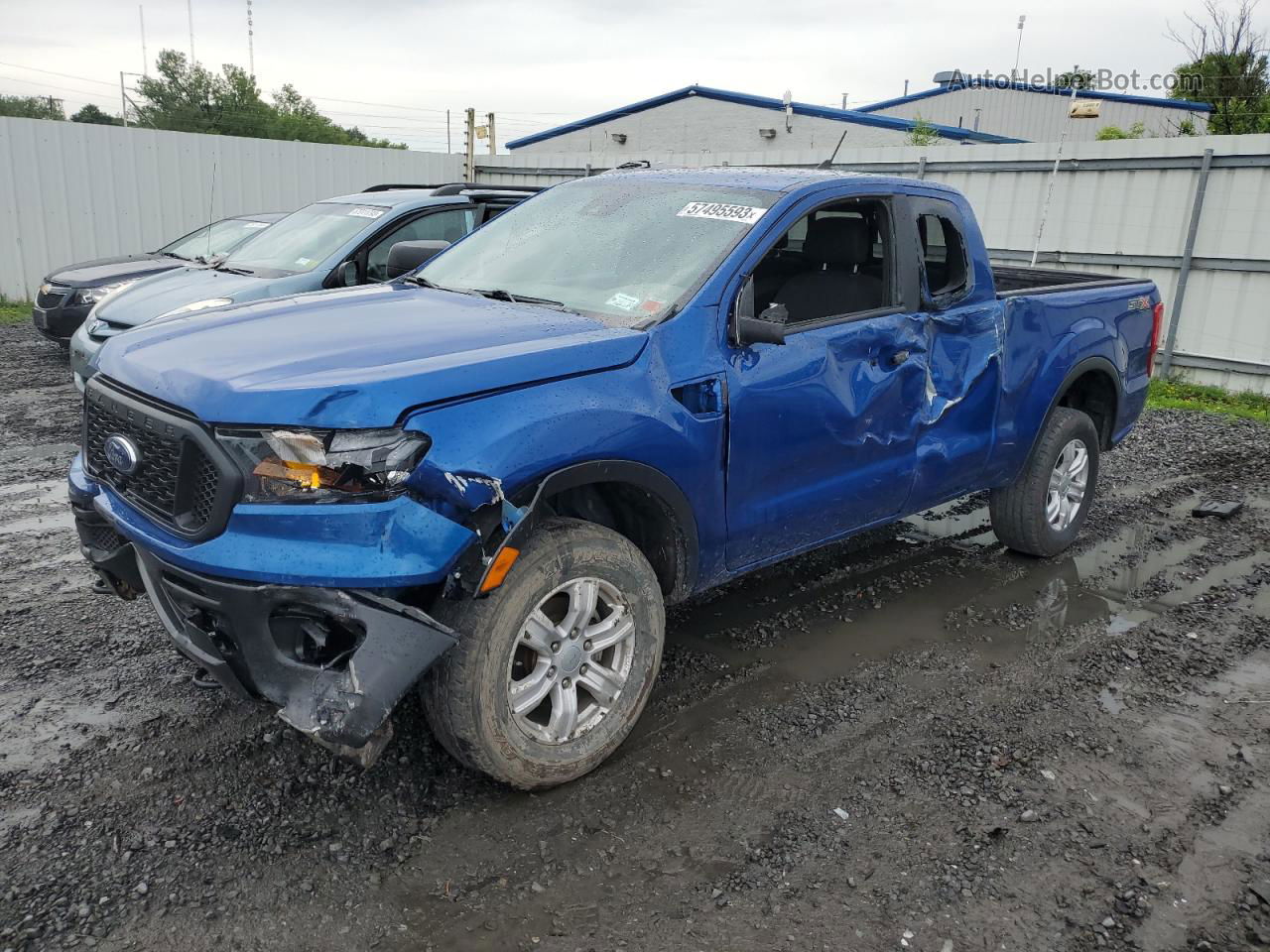 2020 Ford Ranger Xl Blue vin: 1FTER1FH6LLA95942