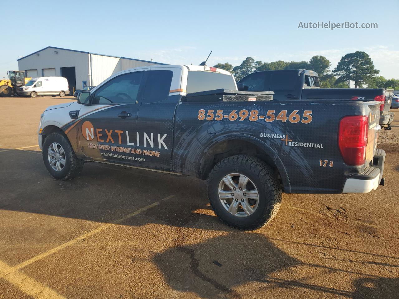 2019 Ford Ranger Xl White vin: 1FTER1FH7KLA09407