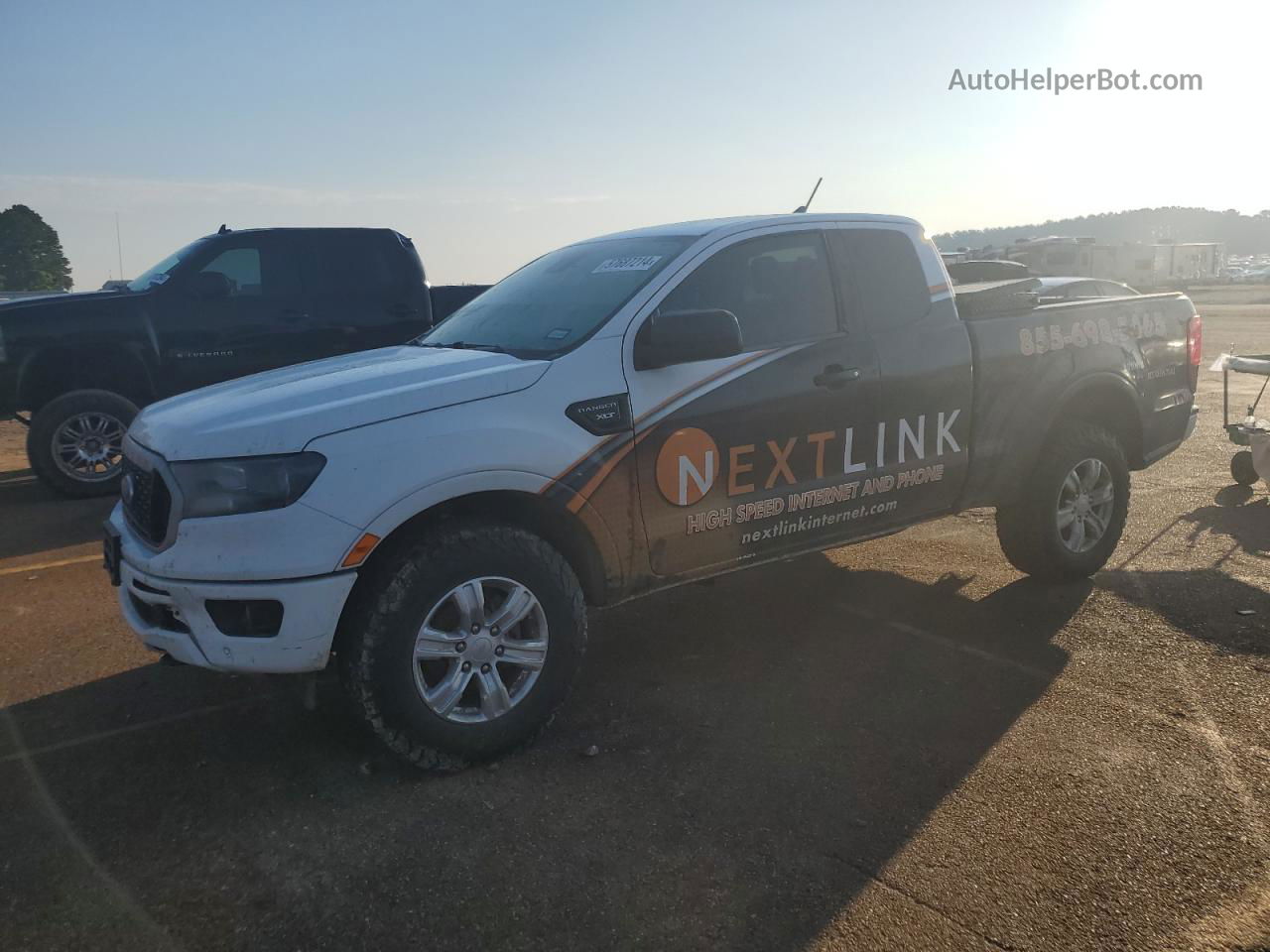 2019 Ford Ranger Xl White vin: 1FTER1FH7KLA09407