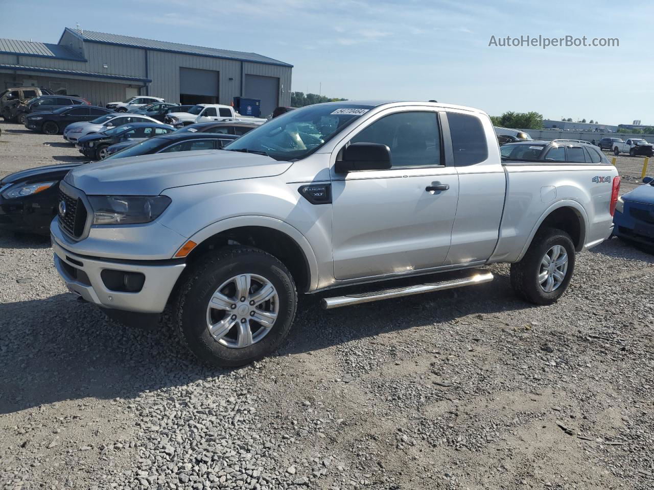 2019 Ford Ranger Xl Silver vin: 1FTER1FH7KLA54587