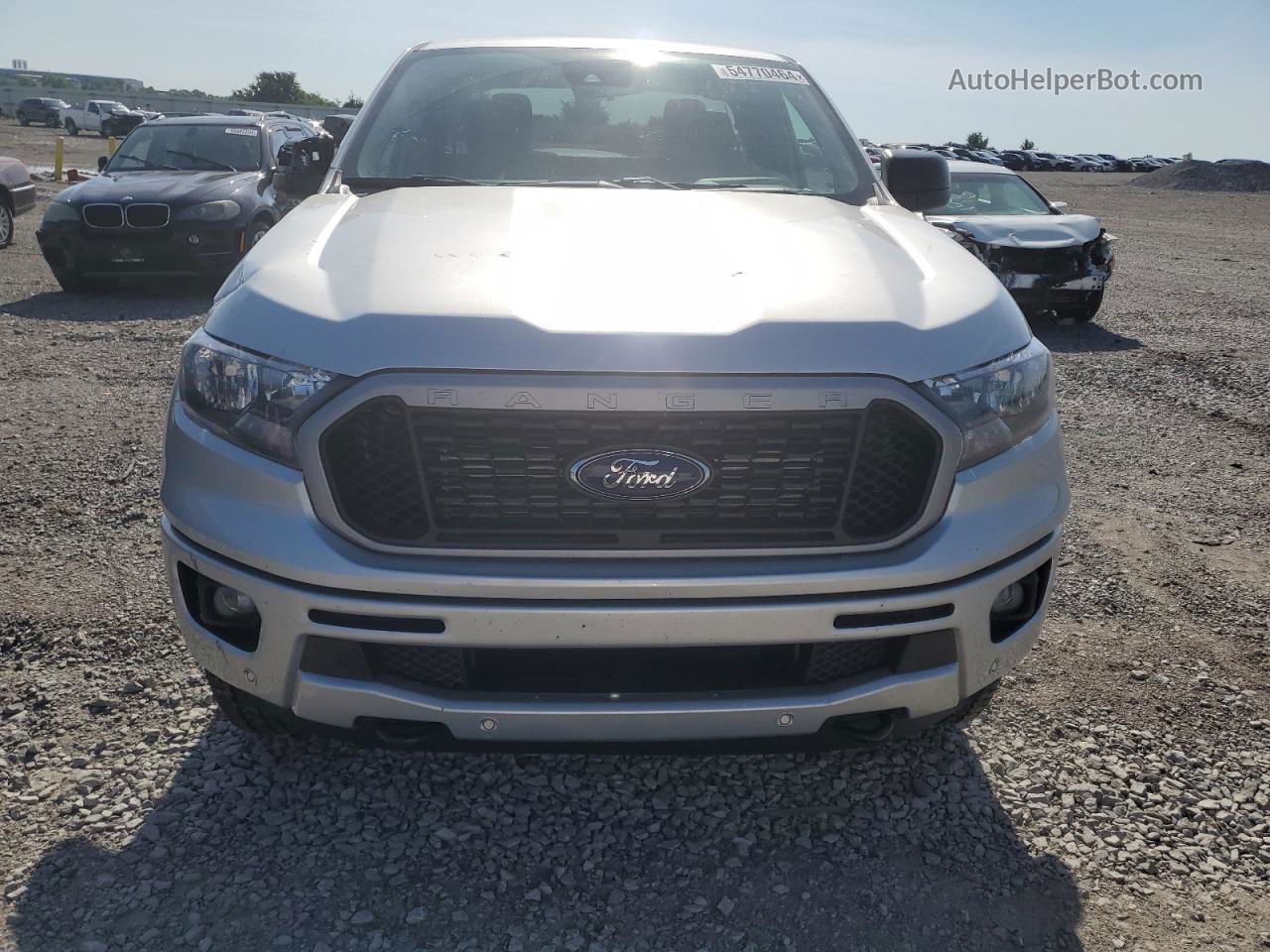 2019 Ford Ranger Xl Silver vin: 1FTER1FH7KLA54587