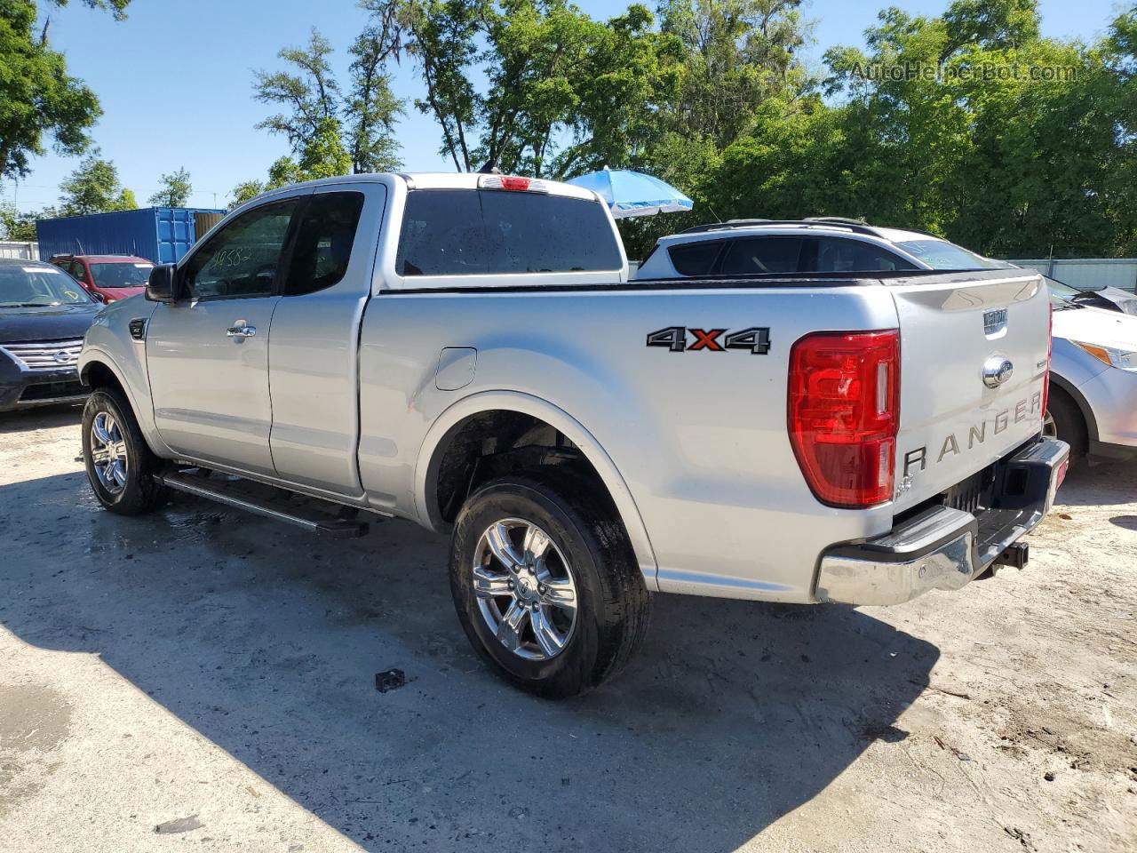 2019 Ford Ranger Xl Silver vin: 1FTER1FH7KLA84494