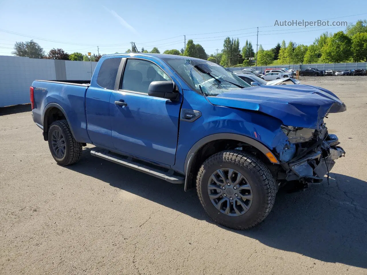 2020 Ford Ranger Xl Blue vin: 1FTER1FH7LLA36396