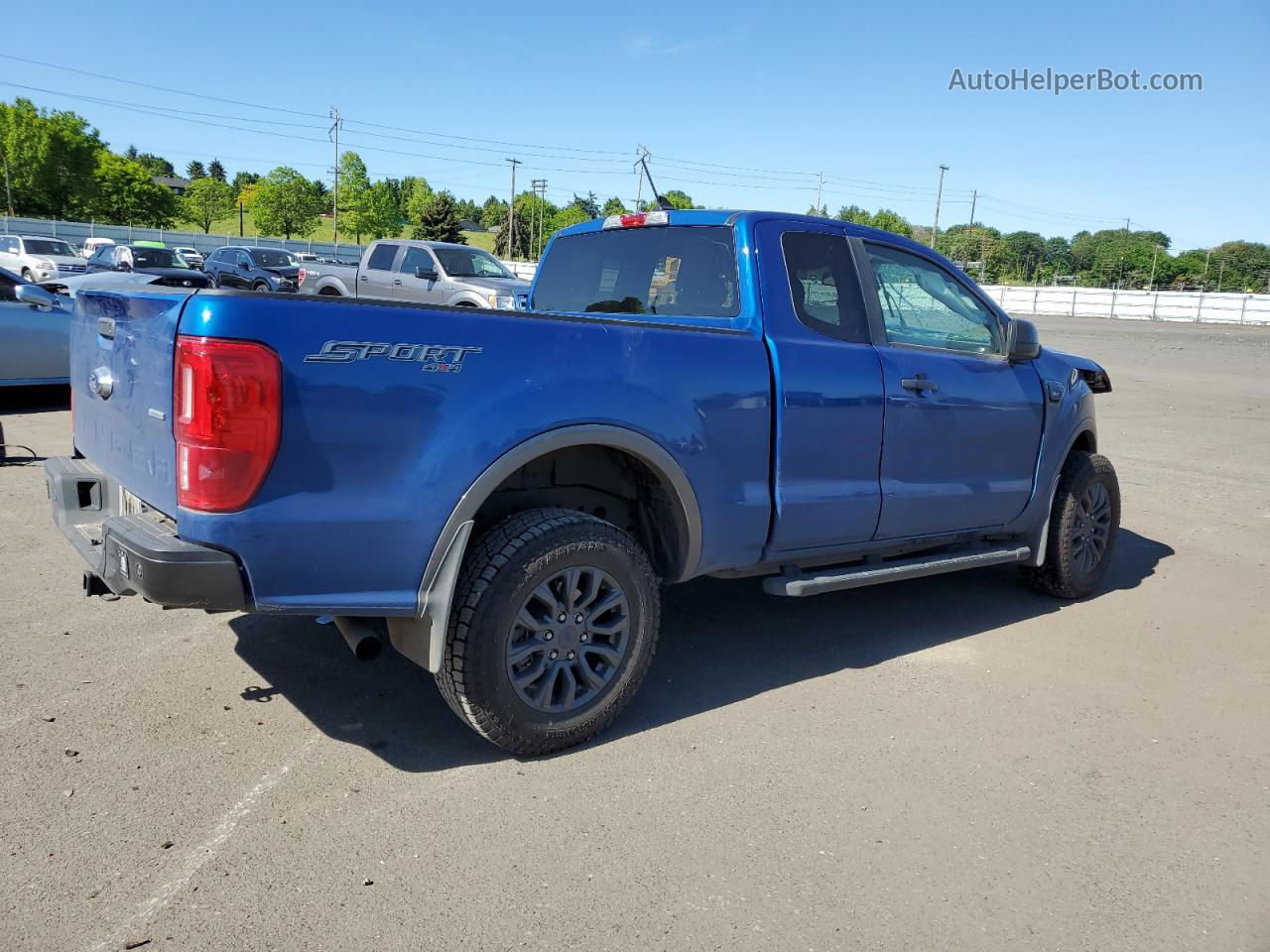 2020 Ford Ranger Xl Blue vin: 1FTER1FH7LLA36396