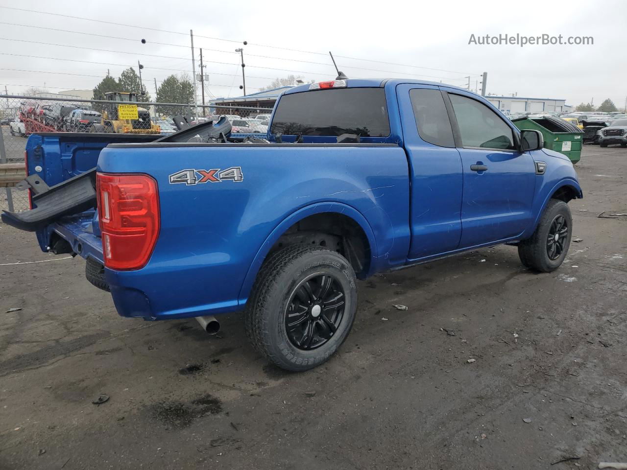 2019 Ford Ranger Xl Blue vin: 1FTER1FH8KLA98856