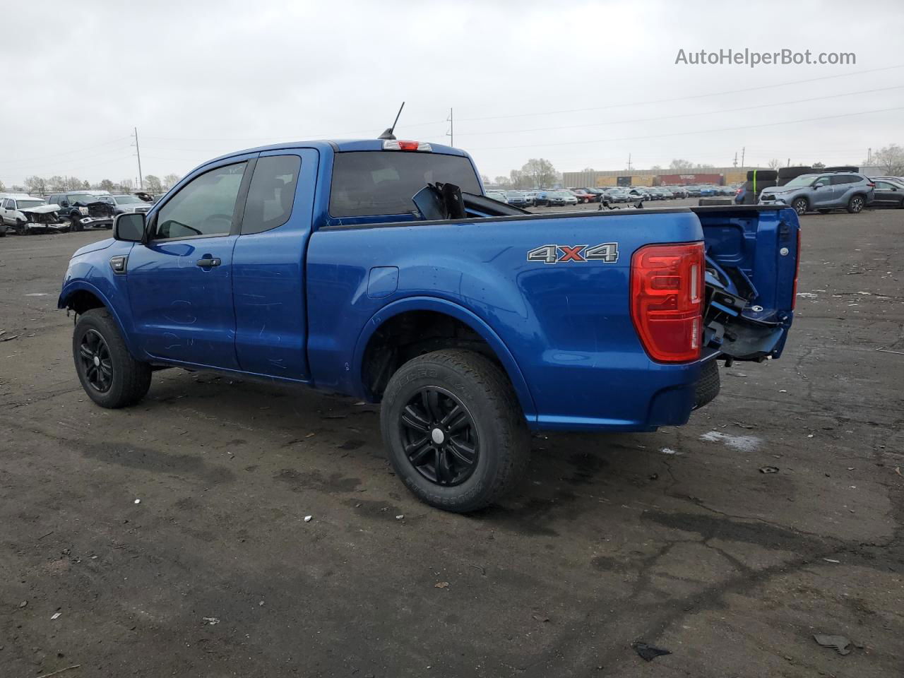 2019 Ford Ranger Xl Blue vin: 1FTER1FH8KLA98856