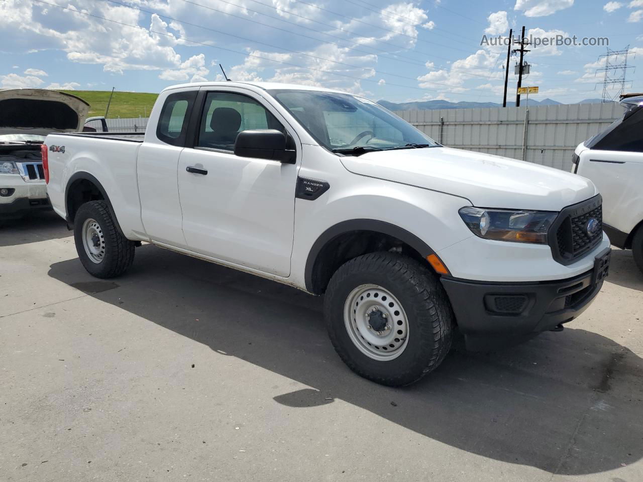 2020 Ford Ranger Xl White vin: 1FTER1FH8LLA34351