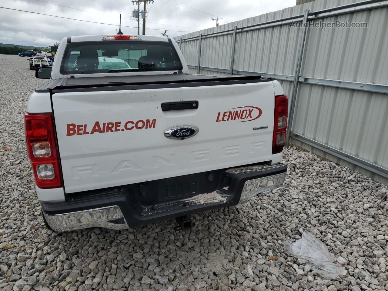 2019 Ford Ranger Xl White vin: 1FTER1FH9KLB13901