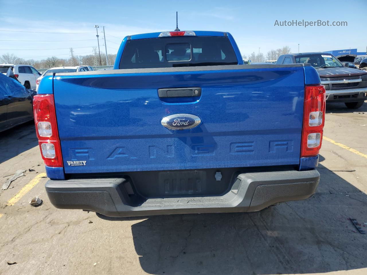 2020 Ford Ranger Xl Blue vin: 1FTER1FHXLLA96480