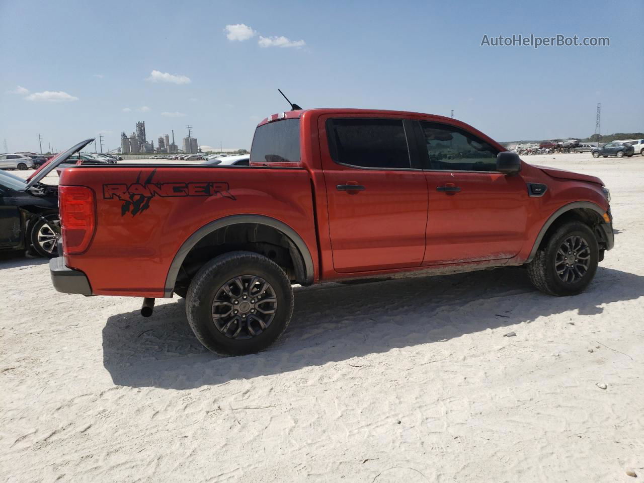 2019 Ford Ranger Xl Orange vin: 1FTER4EH0KLA48908