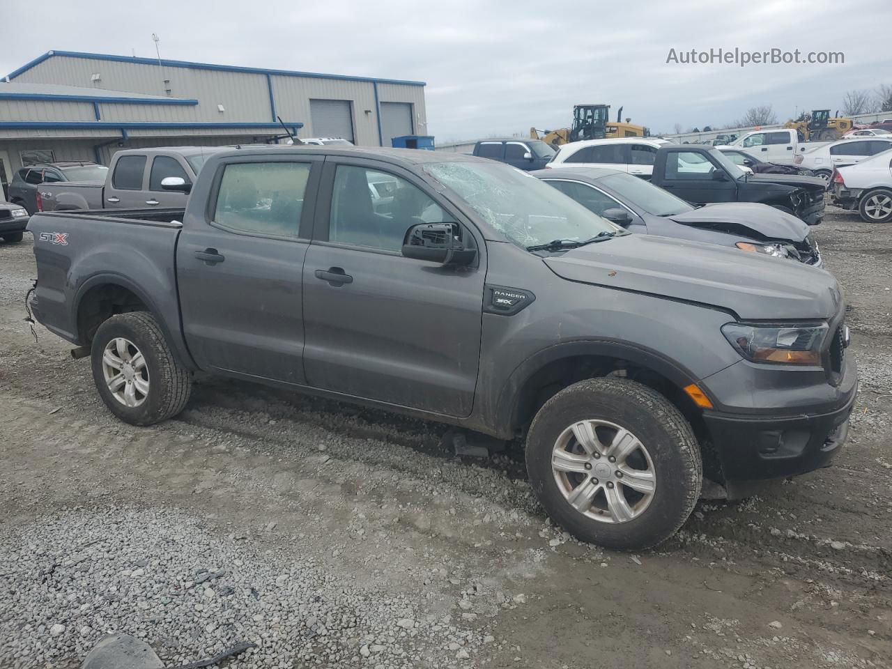 2019 Ford Ranger Xl Gray vin: 1FTER4EH0KLA67975