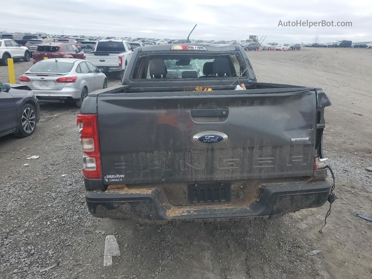 2019 Ford Ranger Xl Gray vin: 1FTER4EH0KLA67975