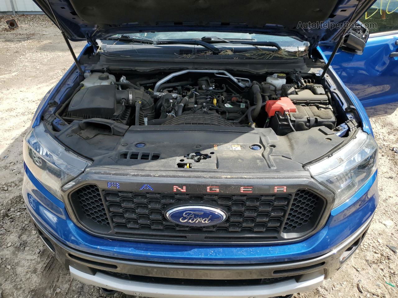 2019 Ford Ranger Xl Blue vin: 1FTER4EH0KLA69872