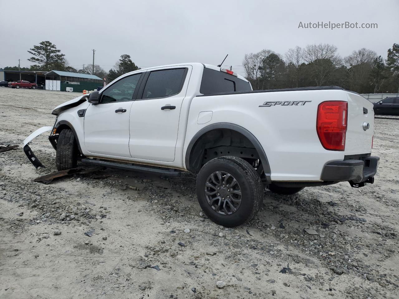 2019 Ford Ranger Xl White vin: 1FTER4EH0KLB00117