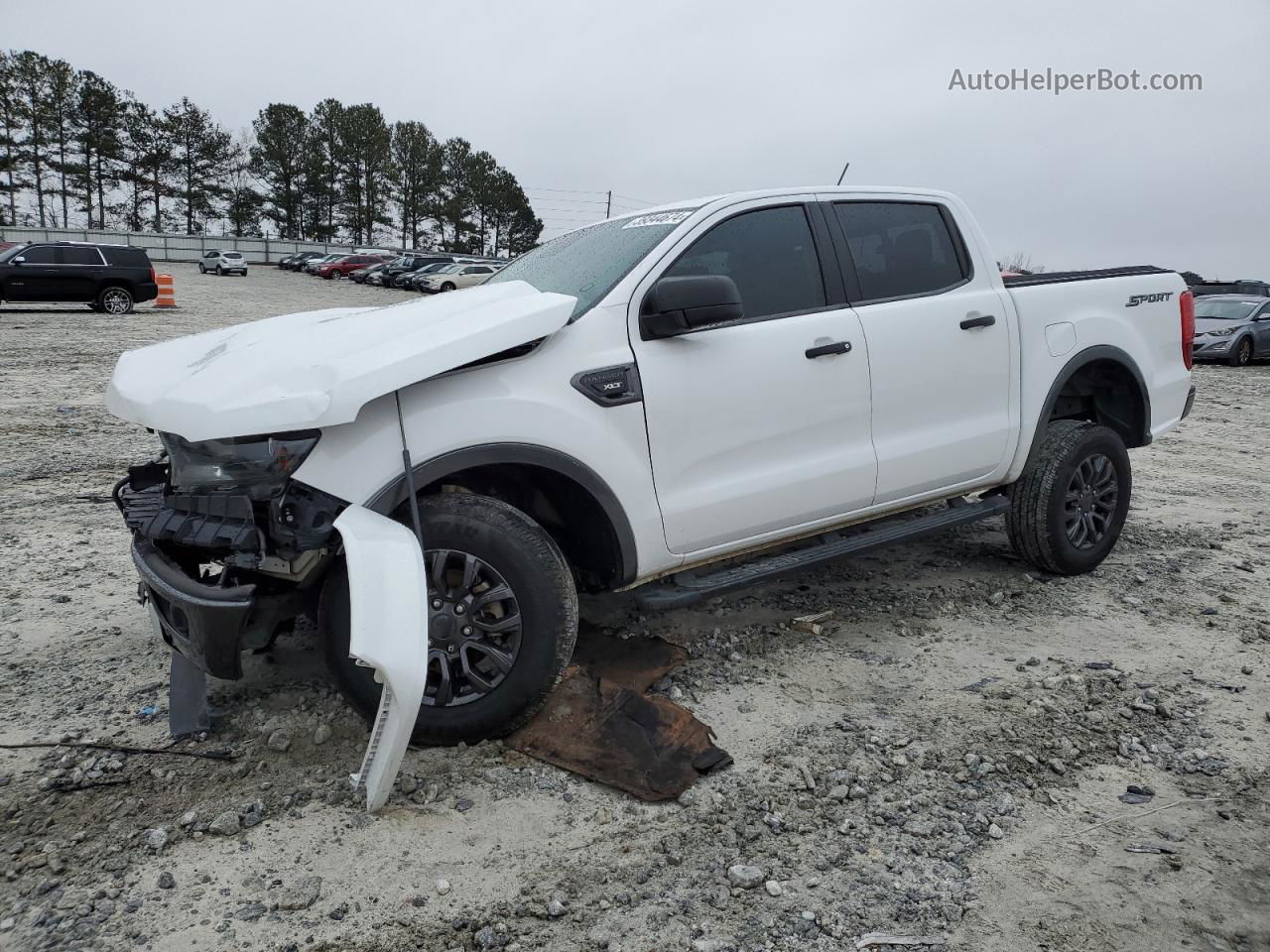 2019 Ford Ranger Xl Белый vin: 1FTER4EH0KLB00117