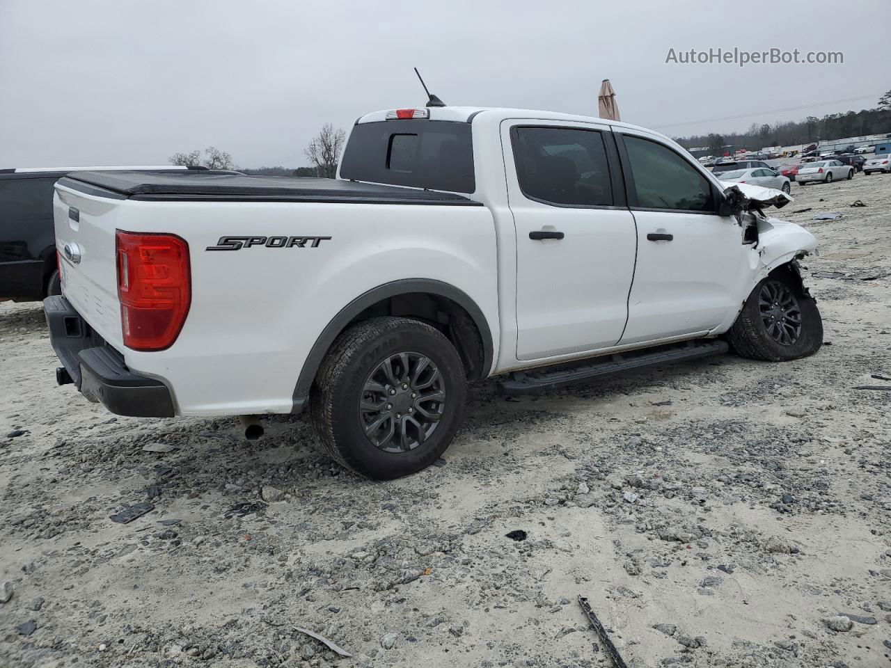 2019 Ford Ranger Xl White vin: 1FTER4EH0KLB00117