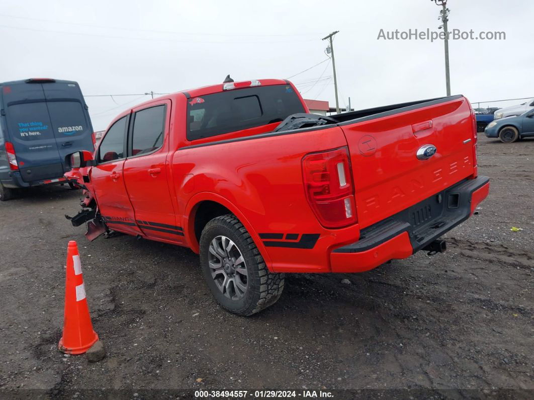 2020 Ford Ranger Lariat Red vin: 1FTER4EH0LLA09947