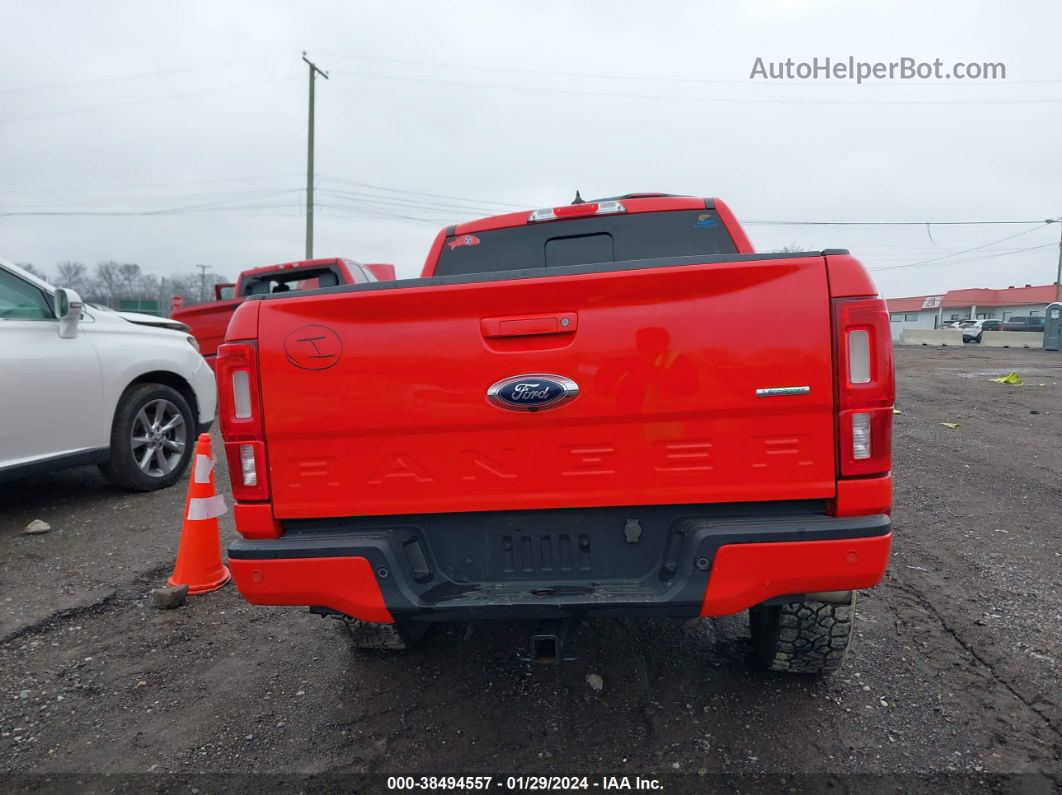 2020 Ford Ranger Lariat Red vin: 1FTER4EH0LLA09947