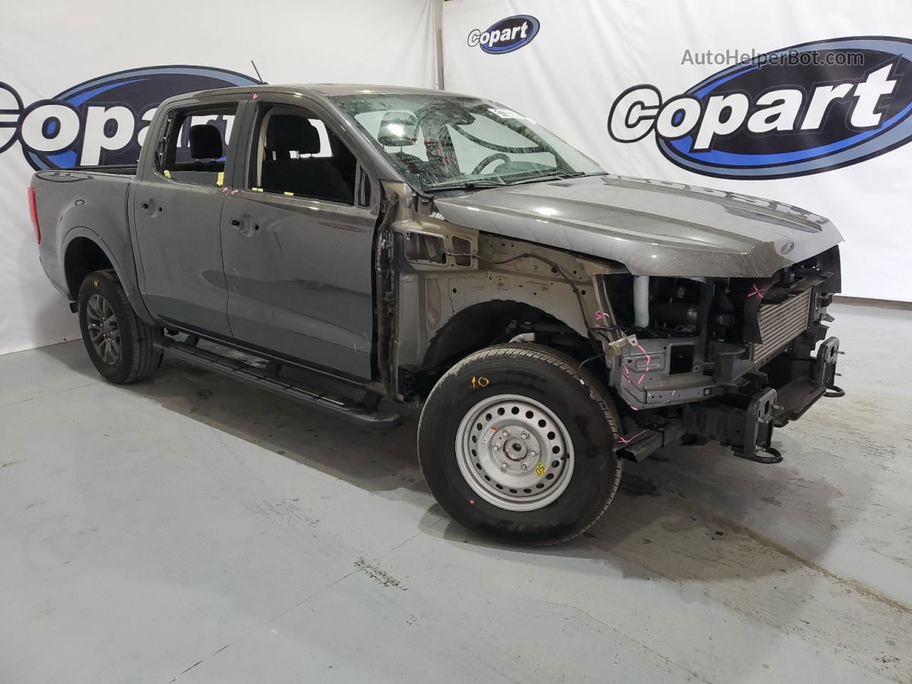 2020 Ford Ranger Xl Gray vin: 1FTER4EH0LLA17112