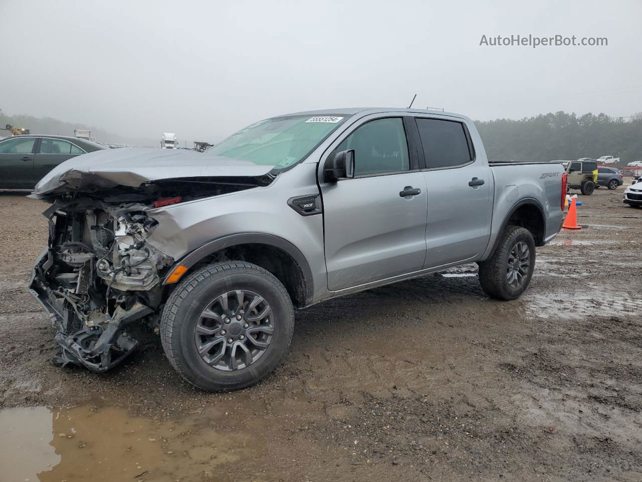 2020 Ford Ranger Xl Silver vin: 1FTER4EH0LLA56508