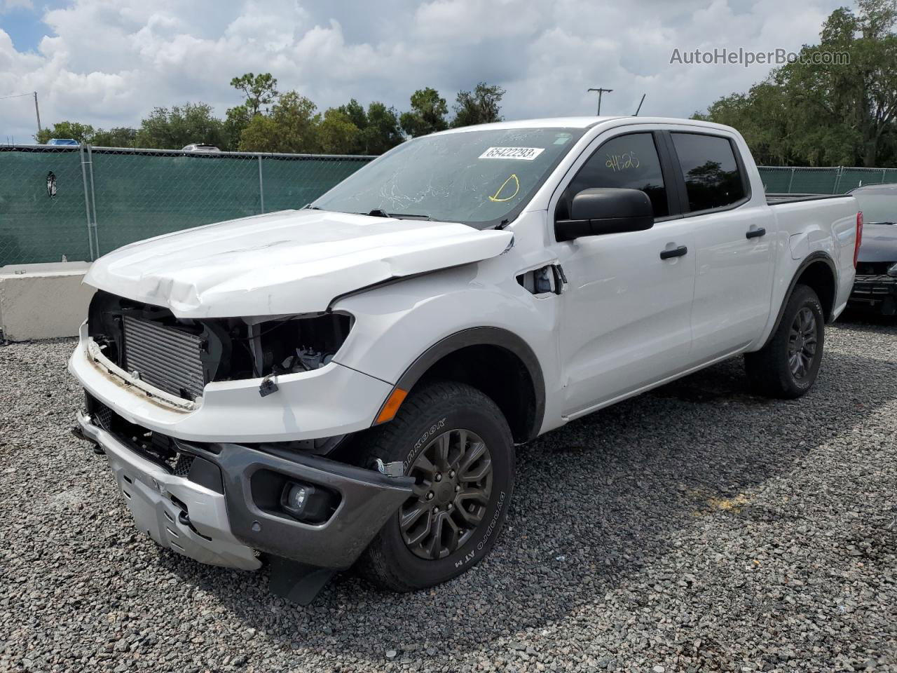 2020 Ford Ranger Xl White vin: 1FTER4EH0LLA56587