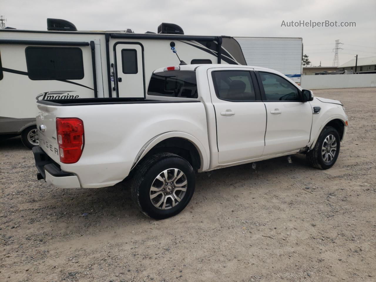 2020 Ford Ranger Xl White vin: 1FTER4EH0LLA57836