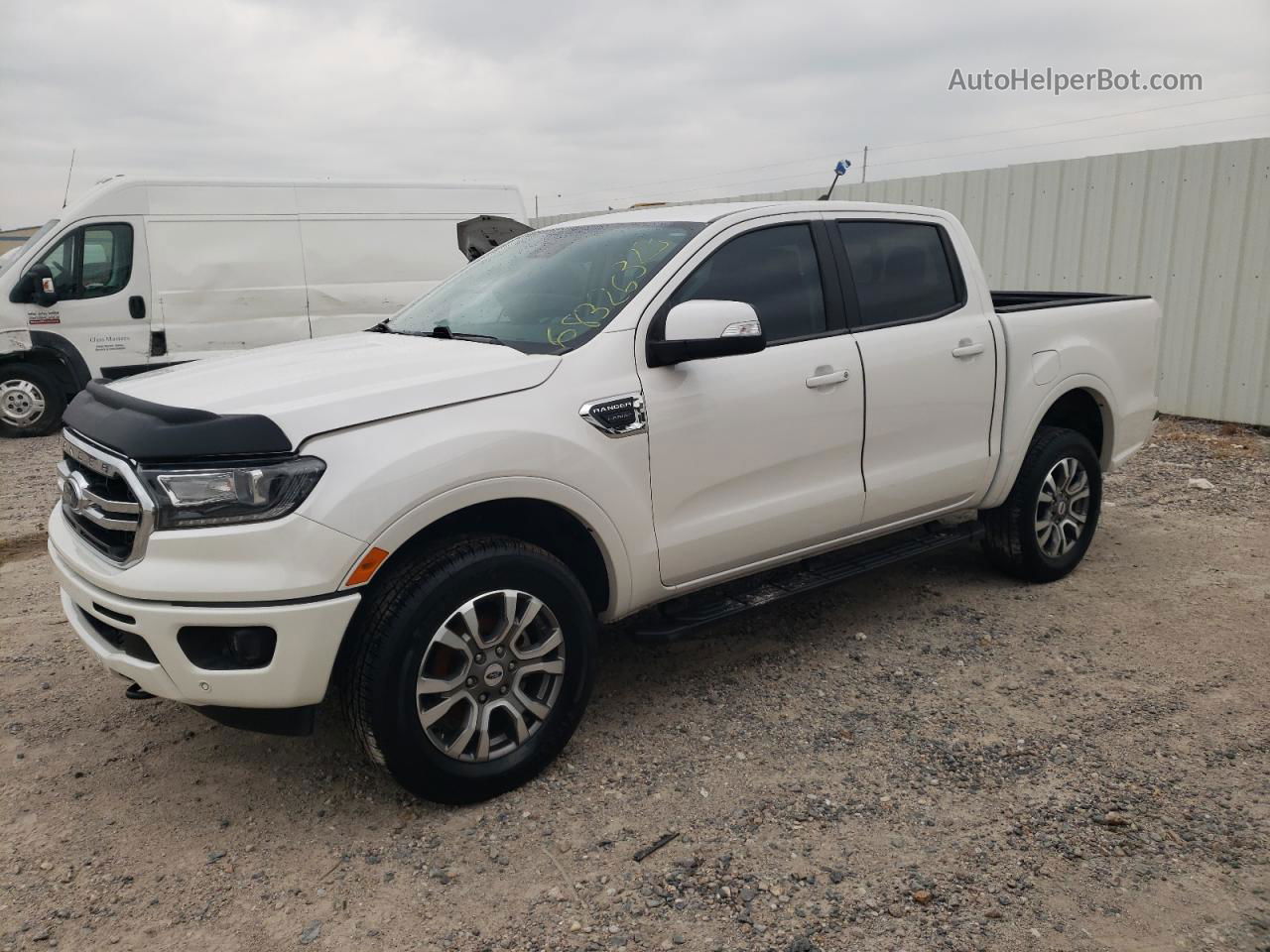 2020 Ford Ranger Xl White vin: 1FTER4EH0LLA57836