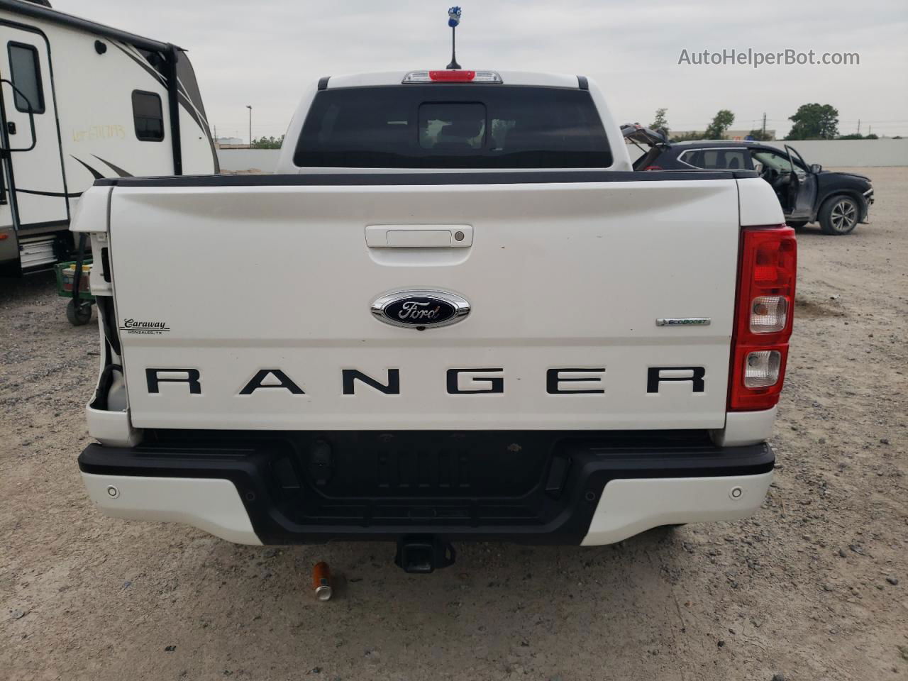 2020 Ford Ranger Xl White vin: 1FTER4EH0LLA57836