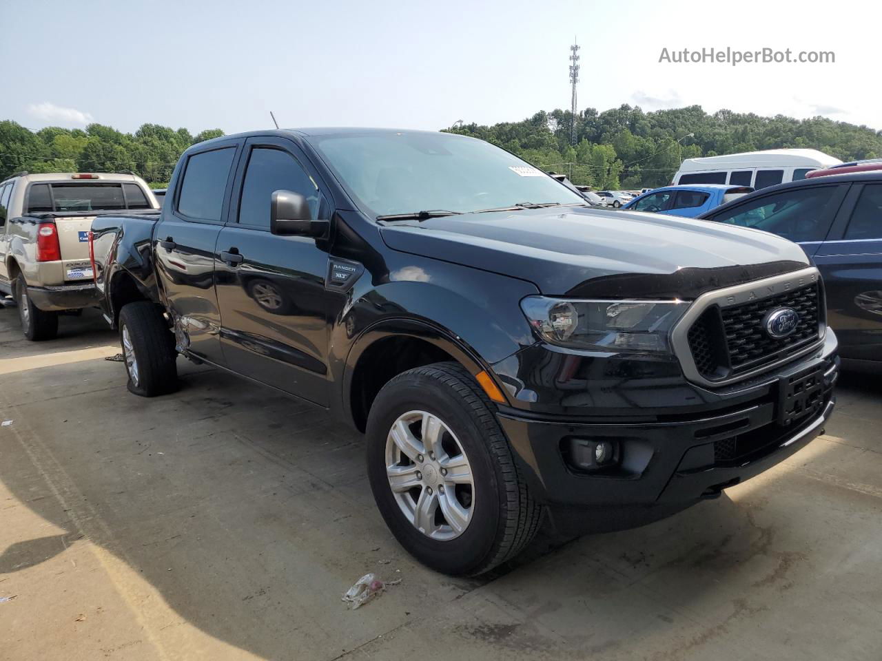 2020 Ford Ranger Xl Black vin: 1FTER4EH0LLA63510