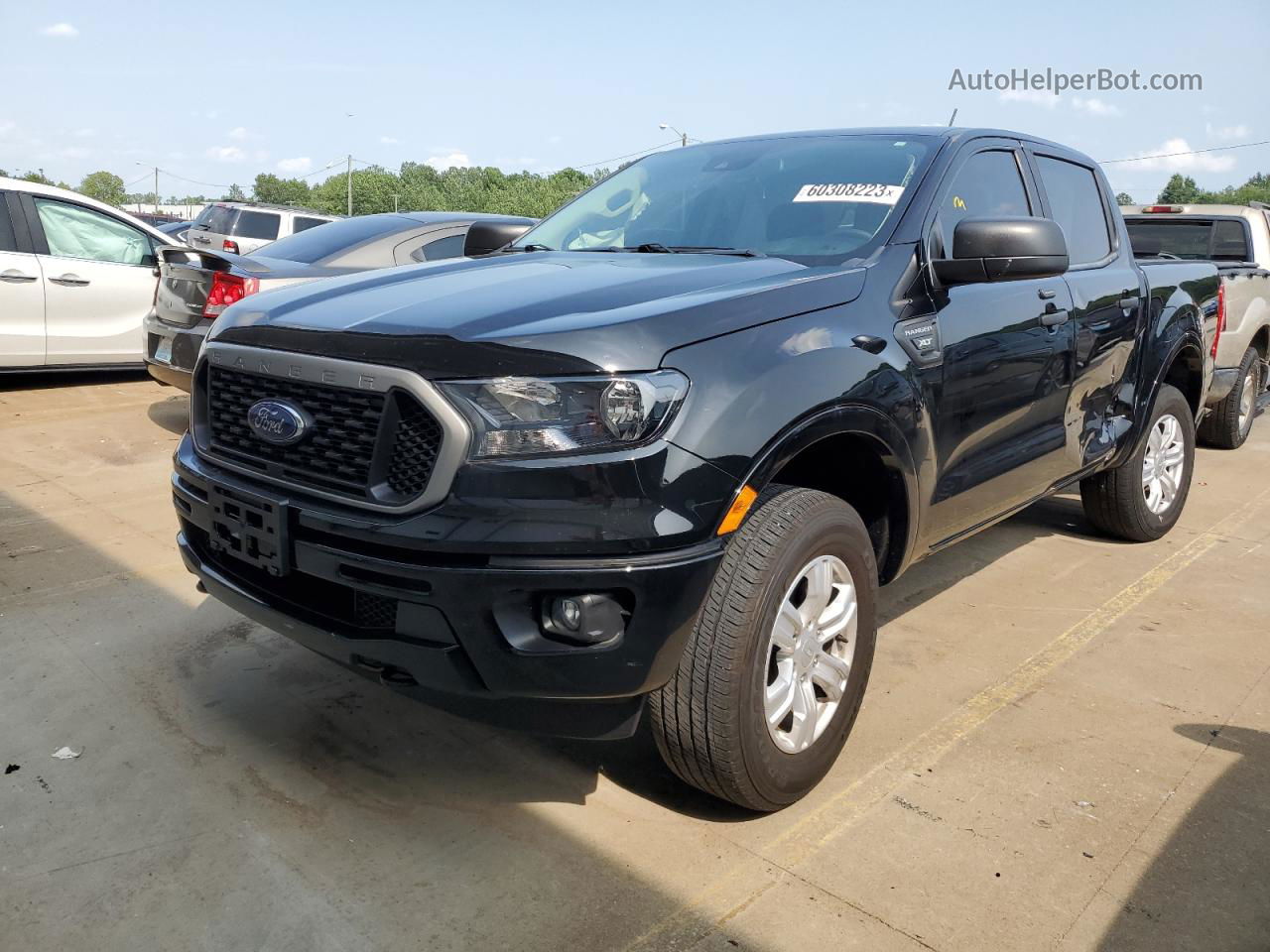 2020 Ford Ranger Xl Black vin: 1FTER4EH0LLA63510