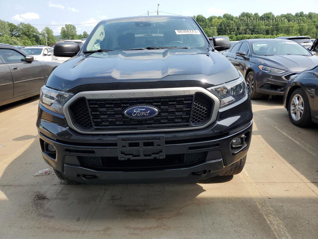 2020 Ford Ranger Xl Black vin: 1FTER4EH0LLA63510